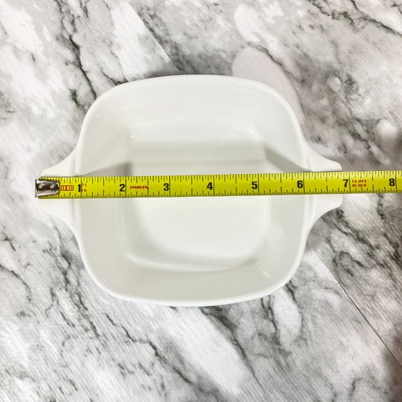 VTG Corning Ware Green Medallion Macrame 1 3/4 Cup Petite Baker Pan - Picture 6 of 7